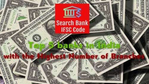 Top 5 banks in India with the Highest Number of Branches